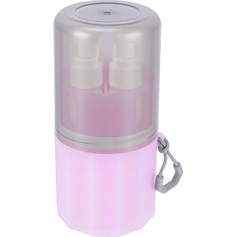 55ml Travel Bottles, TSA Approved Pump Bottle, Leak-Proof Storage Box with Silicone Suction Cup, Ideal for Organizing Toiletries During (1/5)