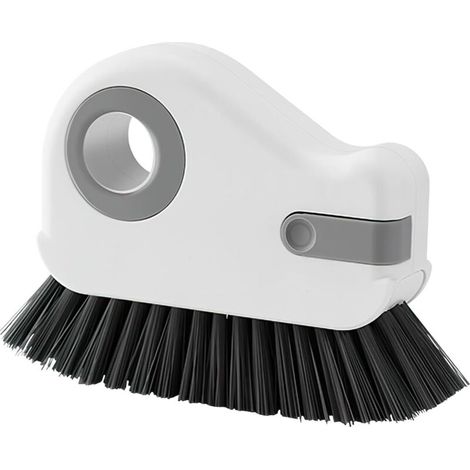 Brosse de nettoyage 2 en 1 pour rainures de fenêtres, cadre de fenêtre, brosse de nettoyage multifonction, brosse de nettoyage des joints, brosse de nettoyage des joints, brosse de net (1/5)