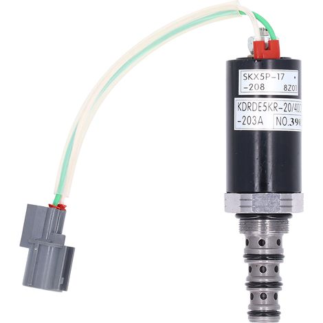 Distributeur hydraulique à solénoïde KDRDE5KR-20 40C07-203A YN35V0004F1 pour pelle KOBELCO SK200-2 (1/5)