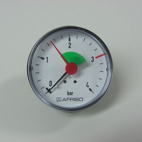 sanicomfort Manometer 3/8, hinten Heizungsinstallation