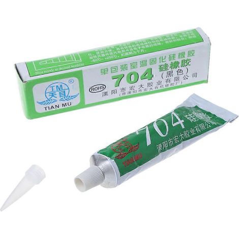 Industrieller Silikonkleber 704 RTV Silikonkautschuk Schwarzer Kleber 45 g