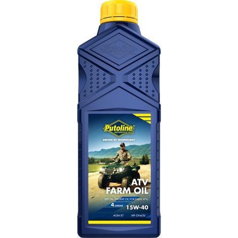 Aceite de motor PUTOLINE 4T ATV Aceite agrícola 15W40 1L NUEVO 8 de mayo de 2025