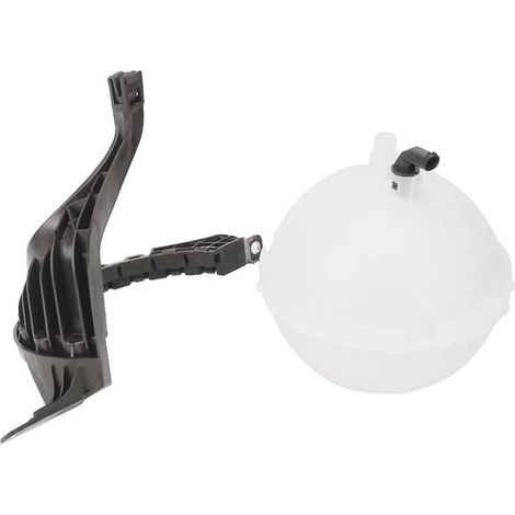 Disponible en noir et blanc. Fabriqué en ABS. Vase d'expansion de liquide de refroidissement automobile avec capteur et support. (1/5)