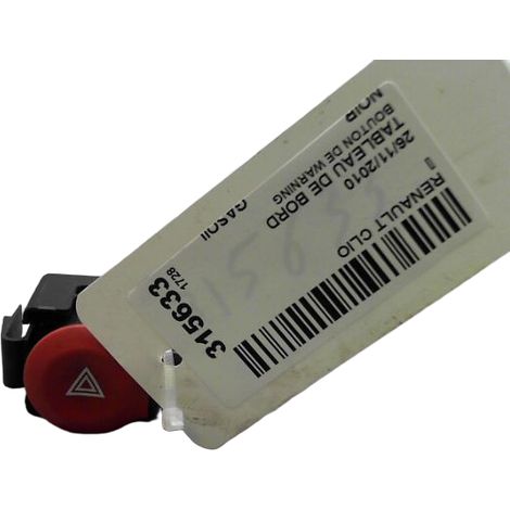 [PRODUIT D'OCCASION] Bouton De Warning RENAULT Clio III Phase 2 2009-... ♻️ Ref Oe. 252103766r - Garantie à vie (1/2)