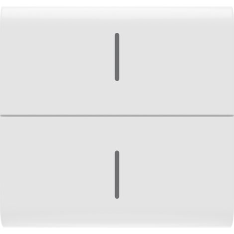 TOUCHE BOUTON-POU. CONN. ECO 2P BLANC GEWISS GW10820