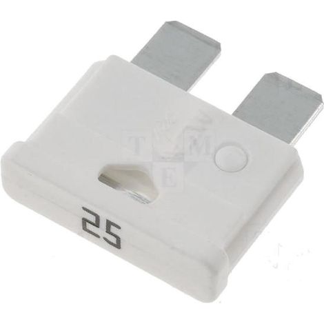 Fusible 25A 19mm UNIVAL x10