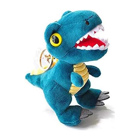 Porte-clés en peluche Super Dinosaure de dessin animé (1/2)