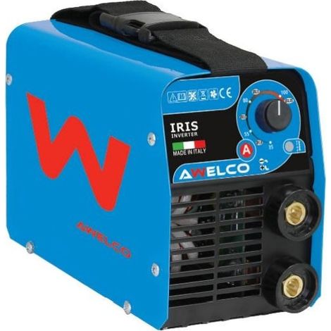 saldatrice awelco "inverter" 130 amp mma ad elettrodo rivestito iris 150 - (1/5)