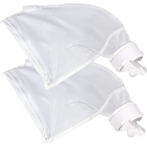 Lot de 2 Sacs de Rechange en Nylon à Fermeture Éclair pour Nettoyeur de Piscine Polaris 280 et 480 (1/4)