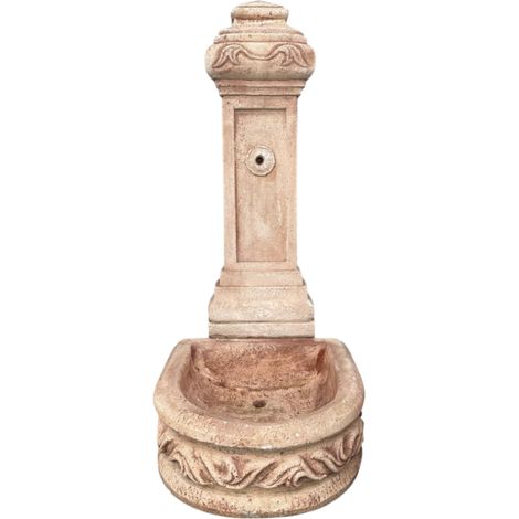 Fontana calcestruzzo cemento senza rubinetto 51x62xh.120cm modello spagnola (1/5)