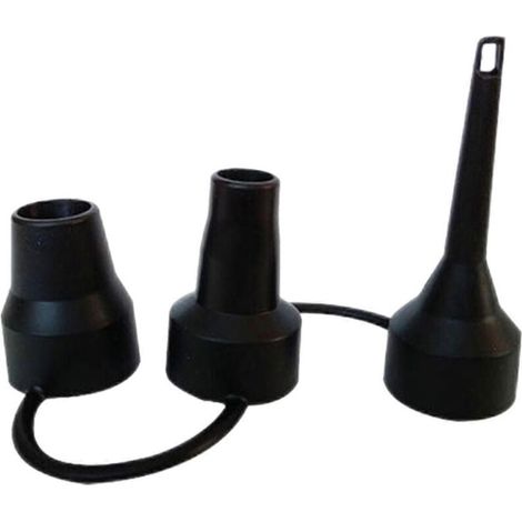 Versatile and Durable Plastic Air Pump Nozzle for Home Use with Wide Compatibility Black (1/5)