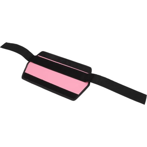 Tragbarer Hüftstreckgürtel, Fitness-Gewichtsgürtel aus PU-Leder, Hüftbrückengürtel für Männer und Frauen, Pink (1/5)