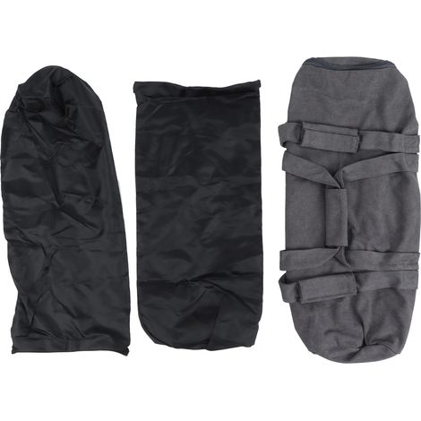 Sac de rangement en toile avec pochette intérieure pour de multiples usages, sac de sable lesté ajustable pour l'haltérophilie (1/5)