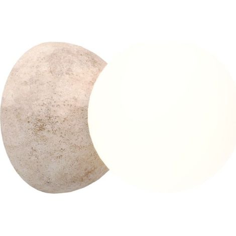 Applique Maxlight EYE travertino beige sfera opale G9 (1/4)