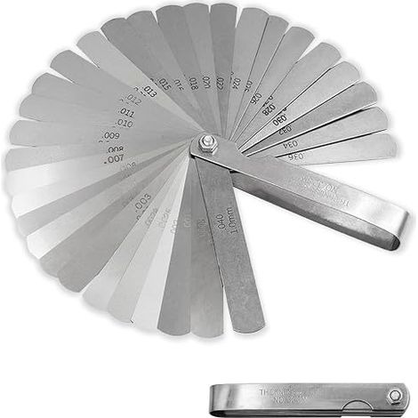32 Blade Stainless Steel Feeler Gauge (1/5)
