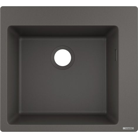 hansgrohe Einbauspüle 450 S510-F450 Steingrau, ohne Ab- und Überlaufgarnitur (1/3)