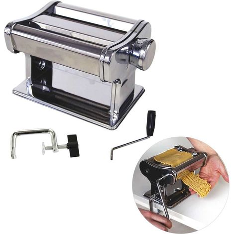 Machine à Pâtes en Inox Laminoir Manuel (1/2)