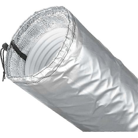 Gaine isolante portable pour tuyau de climatisation, adaptée aux tuyaux de climatisation de 5 et 5,9 pouces de diamètre. (1/5)