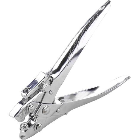 KW-trio Handheld DIY One-Hole Punch Single Hole Puncher All Metal Paper Cutter 50% Reduced Effort fo