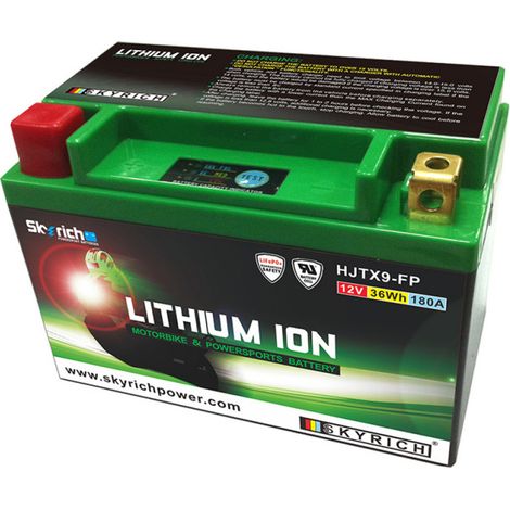 Batterie moto lithium 12.8V 3Ah – HJTX9FP – 180A de puissance de démarrage – Pour démarrage VL et camionnette – Skyrich