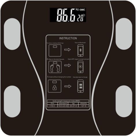 Eosnow Balance de graisse corporelle intelligente à usage domestique, poids numérique électronique (1/4)
