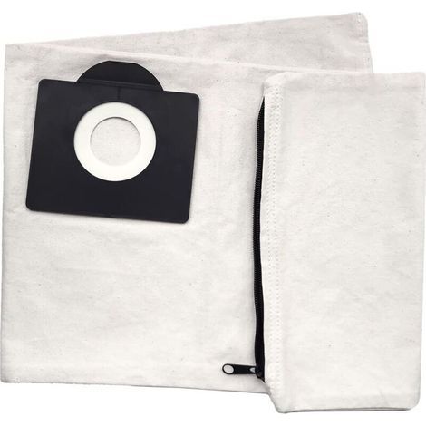 Lot de 2 Sacs à Poussière Lavables en Tissu Réutilisable pour Karcher WD3 WD 3 Premium MV3 WD3200 SE4001 6.959-130.0 Sacs d'aspirateur (1/3)