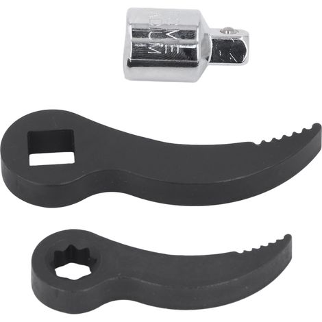 Outil adaptateur de pied de biche tête 3/8 pouce étoile 1/2 pouce carré cannelé avec adaptateur clé à pince pied de levier démontage moyeu semi-arbre (1/5)