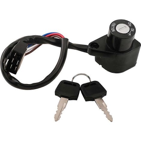 27005-1148 27005-1204 Verrouillage de contacteur d'allumage 2 clés pour Kawasaki Vulcan EN 400 500 VN 400 800 900 (1/5)