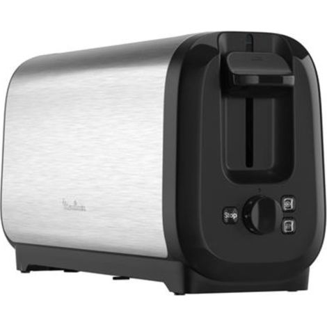 Moulinex – Grille pain 1 fente 1560W en acier inoxydable – Fonction décongélation – Design compact pour cuisine moderne