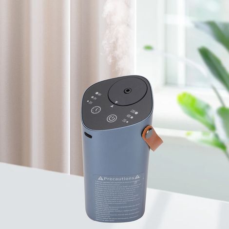 Difusor de aromas sin agua: difusor recargable y portátil con temporizador y diseño a prueba de fugas para coche, hogar y oficina. Aleación de aluminio, 2000 mAh, 20 ml, 404 g. (1/5)