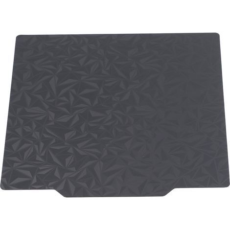 Plate-forme d'imprimante 3D, plaque de construction Flexible PEO lisse texturée PEI, tôle d'acier à ressort Double face 310x310mm (1/5)