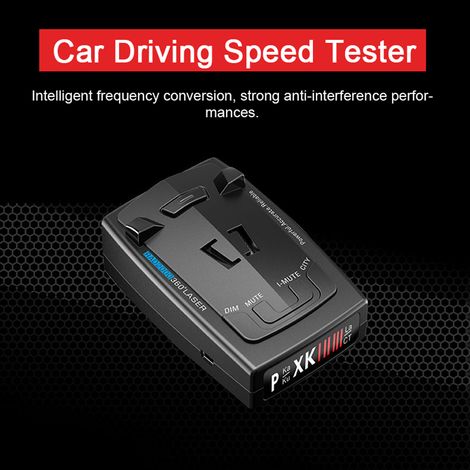 Testeur de vitesse de conduite de voiture, dispositif de mesure de véhicule d'avertissement multi-mode Compact et Portable de haute précision (1/5)