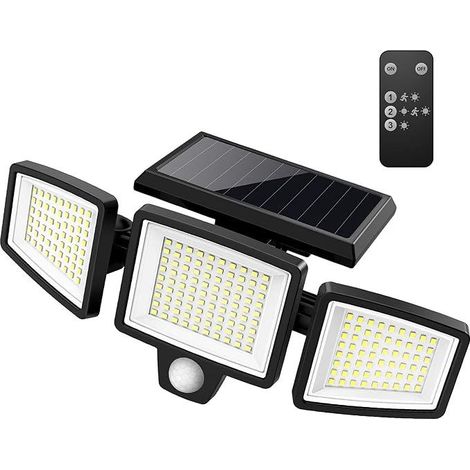 Projecteur de jardin intelligent à induction 210 LED, grand angle de rotation, étanche et durable. (1/3)