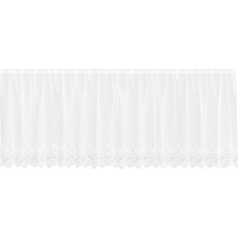 Maison Exclusive - Tenda in Pizzo con tende Bianco 120 x 400 cm Poliestere