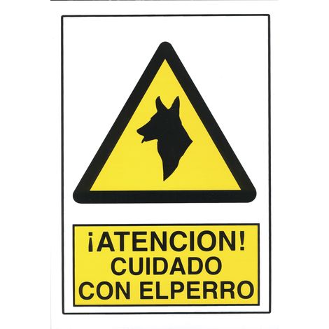 AMIG Panneau de danger 10030 300 x 450 mm Polyéthylène