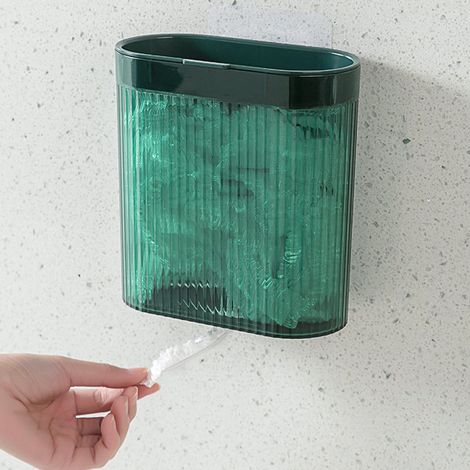 Boîte de Rangement Porte-Film avec Distribution - PP PET, Murale, Multifonction pour Cuisine & Salle de Bain (155x162x83mm) (1/5)