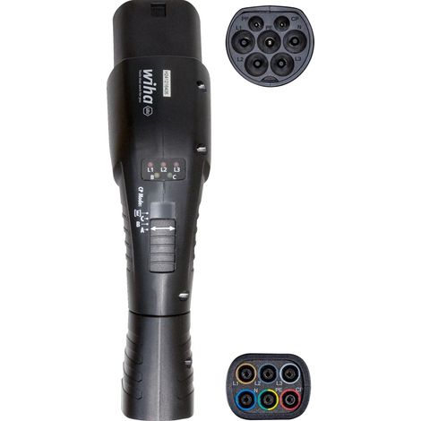 Wiha Wallbox-Messadapter Typ-2 für Installationstester