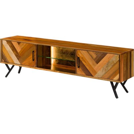 TV-Board Altholz 200x40x56 natur lackiert AVIGNON 101