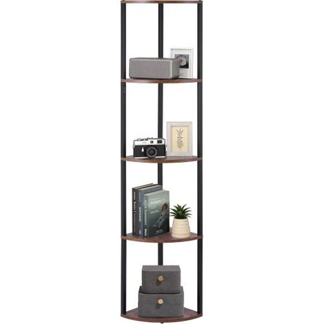 Étagère d'angle à 5 niveaux - hauteur 162 - 5 cm bibliothèque du (1/5)