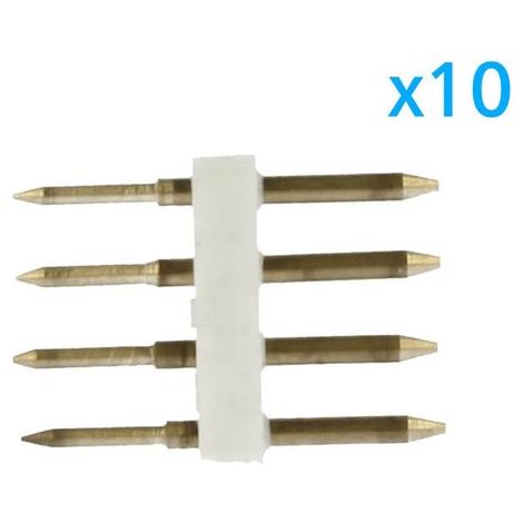 X10 Spine 4 Pin RGB 13 5mm per Bobine LED 220V Collegamento con Alimentatore