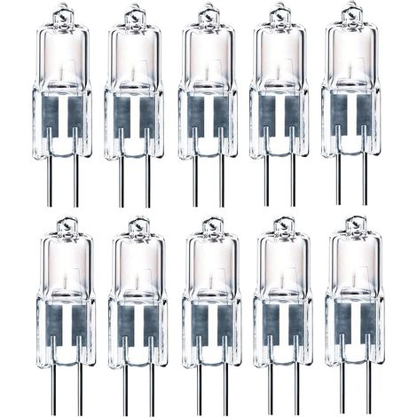 Pack of 10 halogen bulbs type JC G4 12 V 35 W [Energy class G] (1/4)