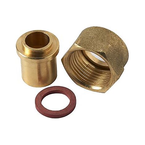 DIPRA - Raccord à souder 2 pièces avec joint diamètre 14 mm Écrou 20/150 Propane