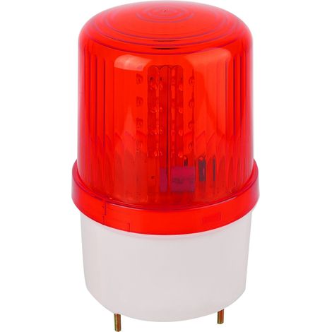 Feu de signalisation clignotant à LED rouge pour entrepôt extérieur (110 V) (1/5)