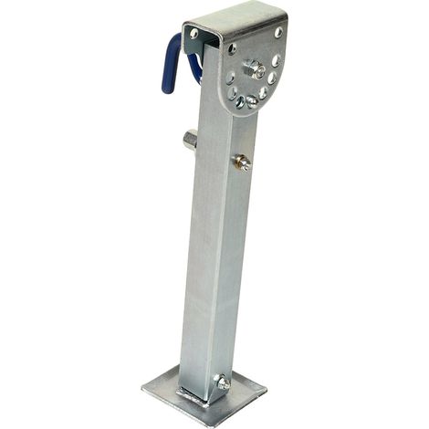 Cric télescopique pour remorque, 460-680 mm, capacité de charge de 1000 kg, en fer galvanisé, pour caravane, véhicule tout-terrain et camping-car. (1/5)