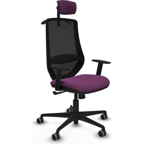 Sedia Ufficio con Poggiatesta Mardos Piqueras y Crespo D036G2H Viola (1/5)