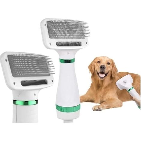Peigne brosse sèche-linge 2en1 pour chiens et animaux - toilettage (1/4)