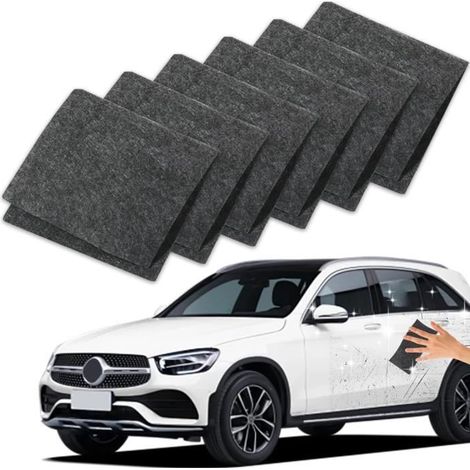 Nano Sparkle Cloth Chiffon Anti Rayures pour Voiture Chiffon pour Enlever Les Rayures de Voiture Chiffon Multifonction (6pcs EPONGE (1/5)