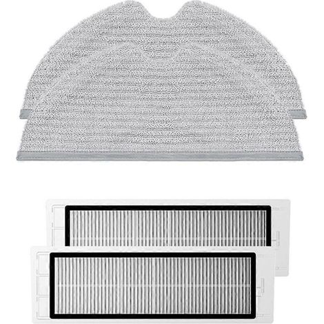 Accessoires pour aspirateur Xiaomi Roborock S5 Max/S50/S5/S6/S60 Pure/S5Max : chiffon de nettoyage, filtre HEPA et pièces détachées. (1/5)