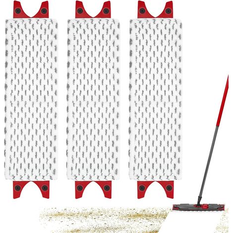 CSPARKV - Pack de 3 fundas de repuesto para mopa Vileda Ultramax - Fáciles de colocar - Para eliminar manchas - Limpieza de suelos (1/5)
