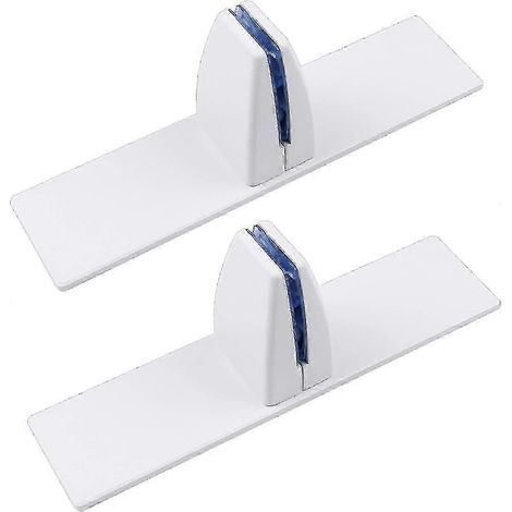 Porte-pince en verre acrylique, étau anti-épingles, porte-pince en verre acrylique, ensemble de 2 pièces, Weiss (1/5)
